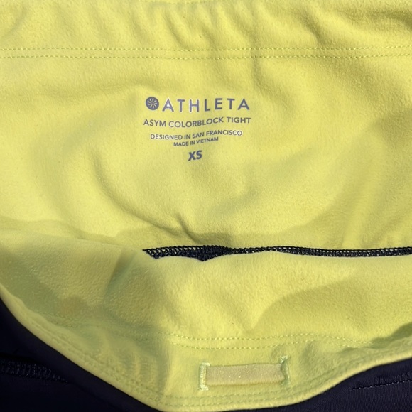 Athleta Asym Colorblock Tights - Picture 8 of 8
